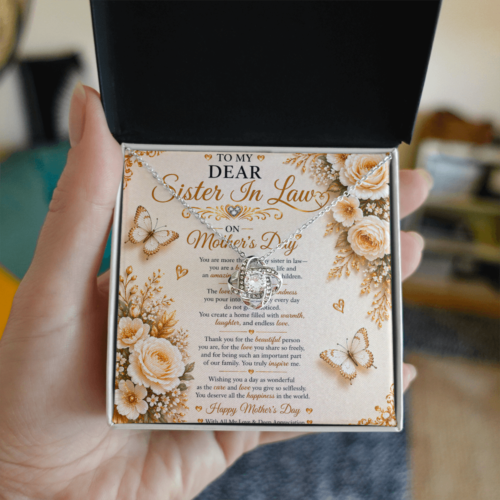 Elegant & Charming Mother's Day Wishes Card For My Sister-In-Law Gift Set