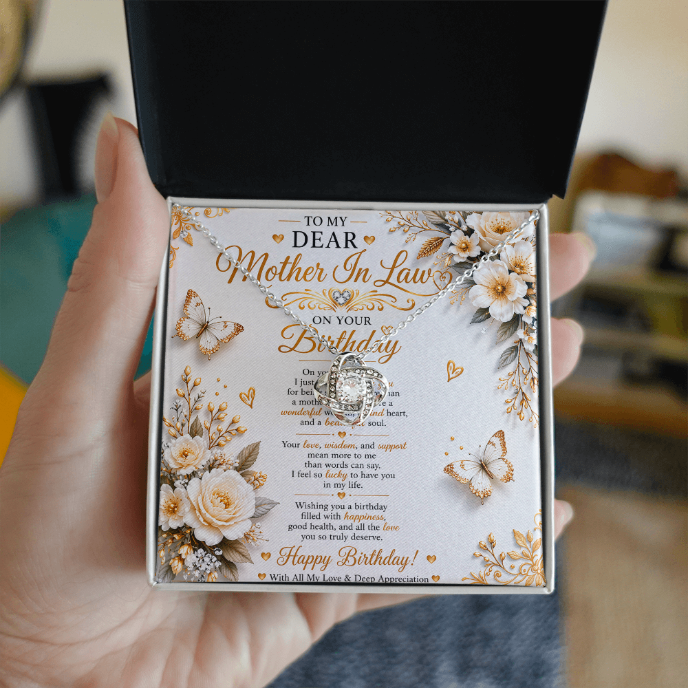 Beautiful & Splendid  Birthday Wishes Card For My Mother-In-Law Gift Set