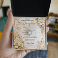 To My Strong & Beautiful Daughter Necklace Gift Set