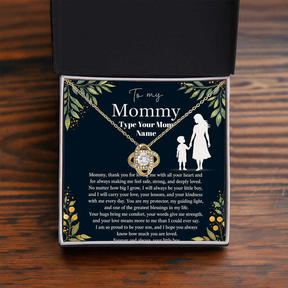 Mommy's Necklace gift set From Your Son