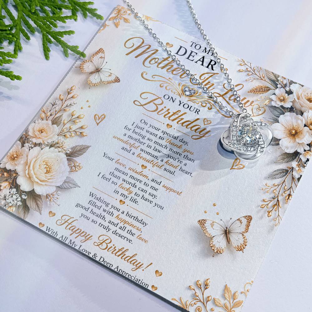 Beautiful & Splendid  Birthday Wishes Card For My Mother-In-Law Gift Set
