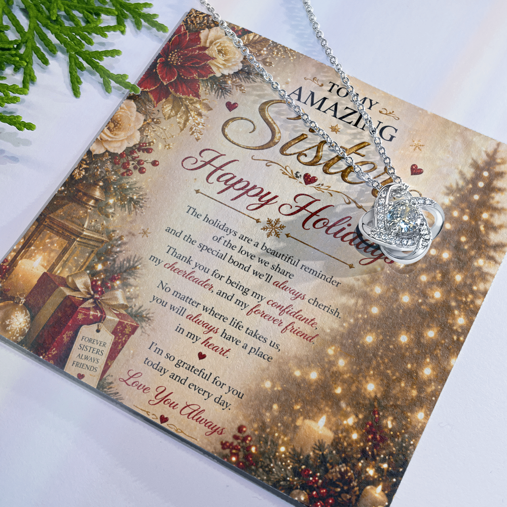Warm Holiday Greetings For My Sister Gift Set
