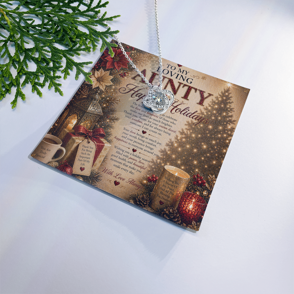 Amazing & Splendid Holidays Wishes For Aunty Gift Set