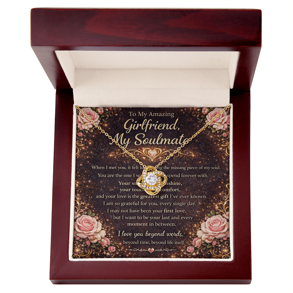 To My Amazing Girlfriend, My Soulmate – Necklace Gift Set