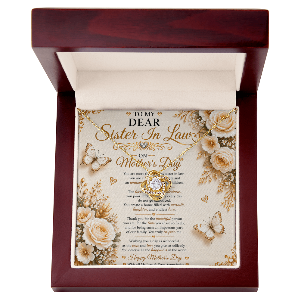 Elegant & Charming Mother's Day Wishes Card For My Sister-In-Law Gift Set
