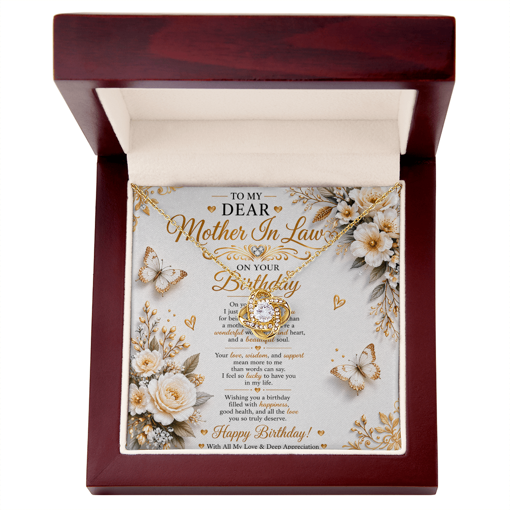 Beautiful & Splendid  Birthday Wishes Card For My Mother-In-Law Gift Set
