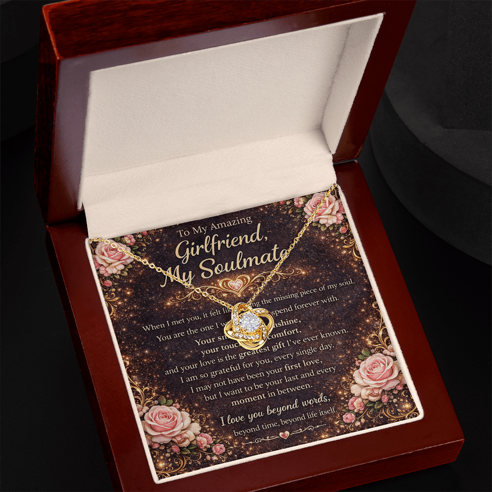 To My Amazing Girlfriend, My Soulmate – Necklace Gift Set