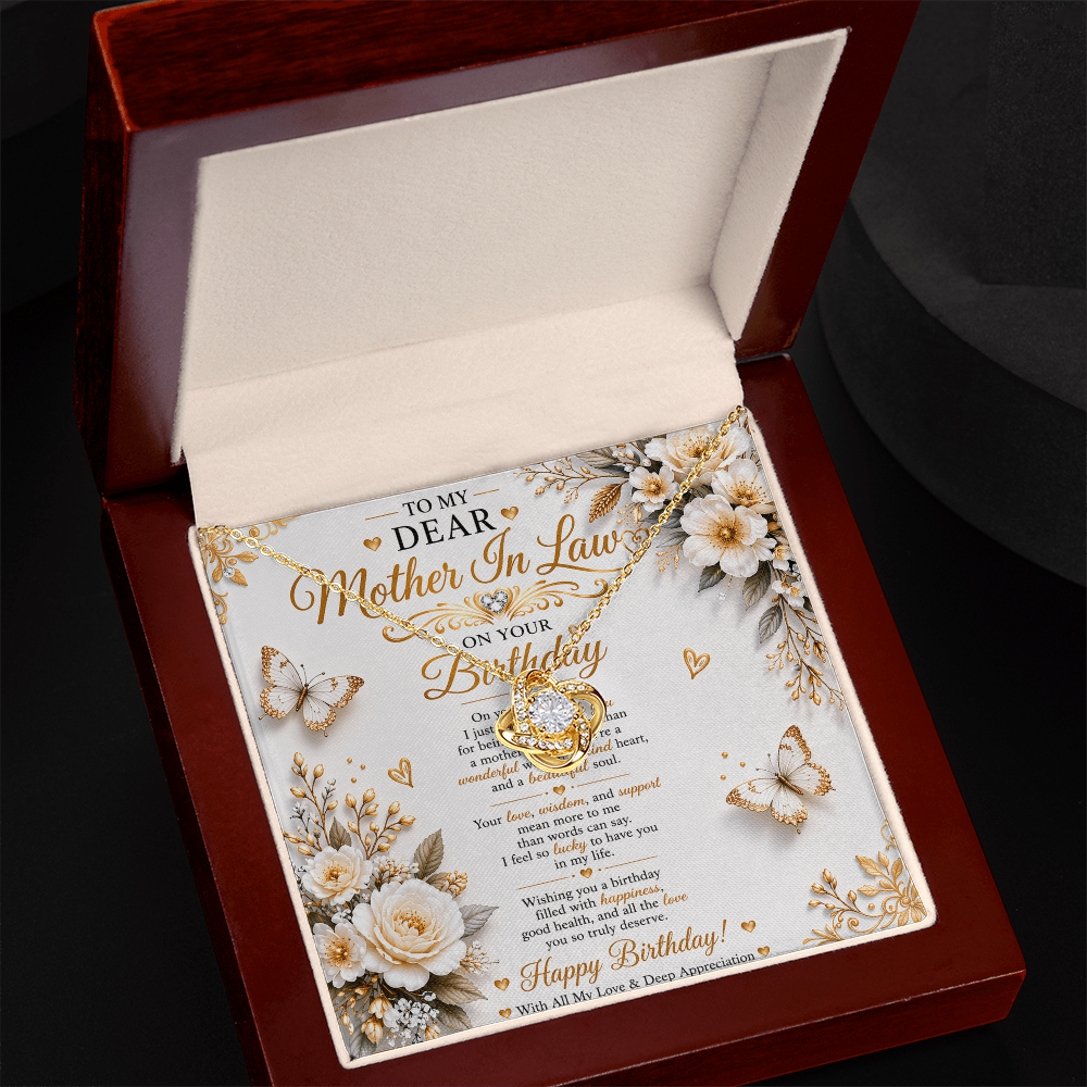 Beautiful & Splendid  Birthday Wishes Card For My Mother-In-Law Gift Set