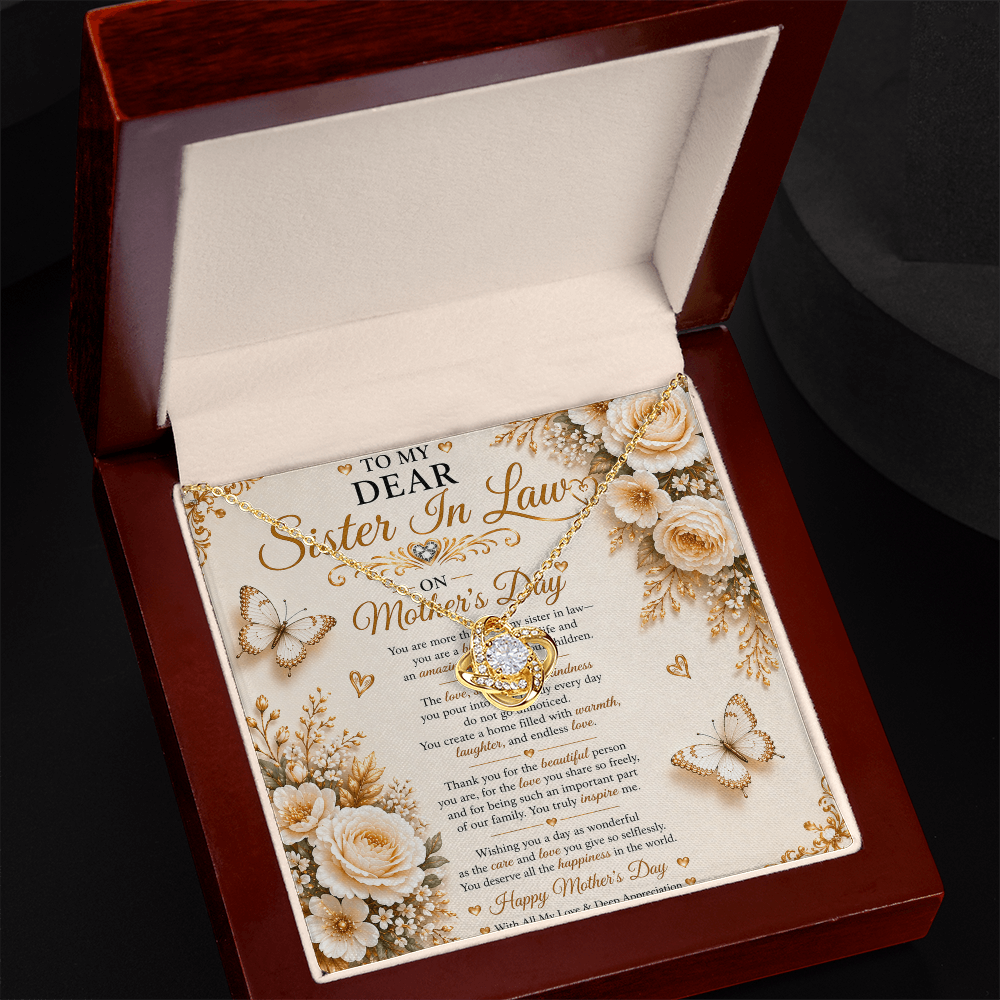 Elegant & Charming Mother's Day Wishes Card For My Sister-In-Law Gift Set