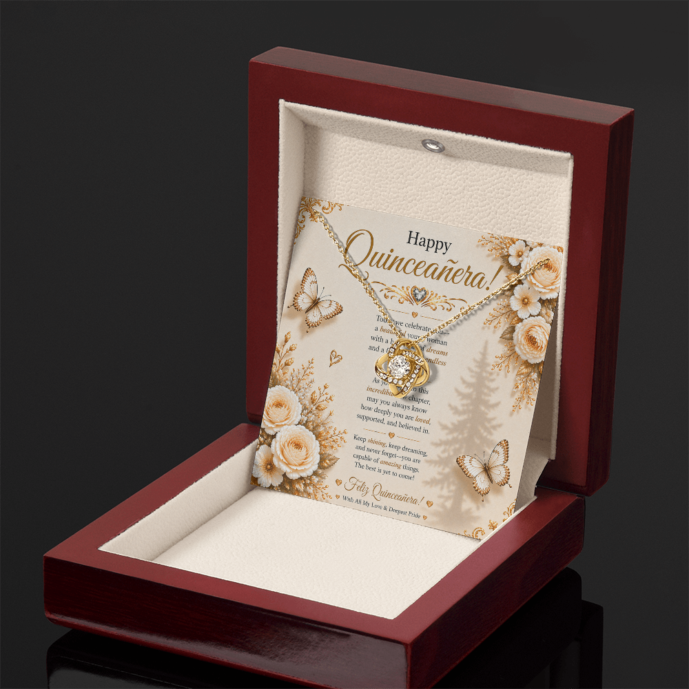 Feliz Quinceañera Elegant & Charming Wishes Card Gift Set