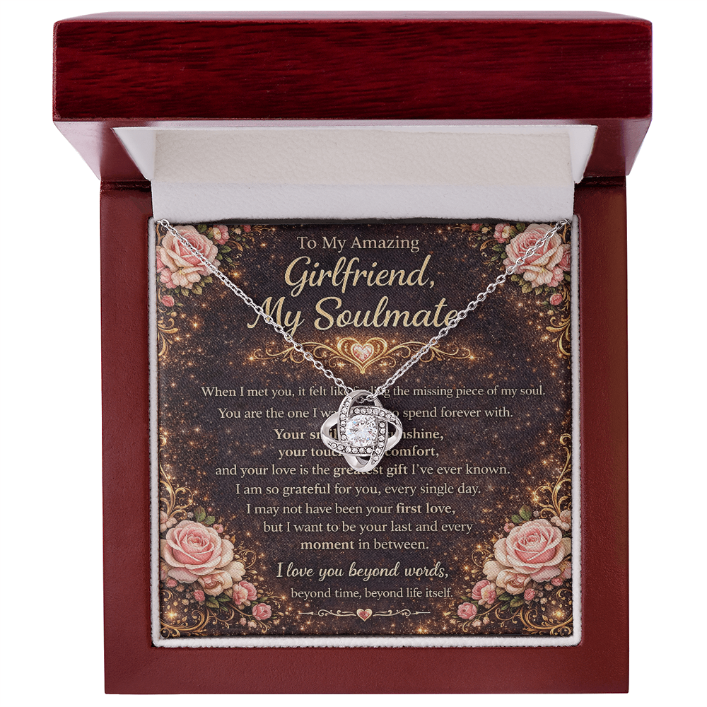 To My Amazing Girlfriend, My Soulmate – Necklace Gift Set