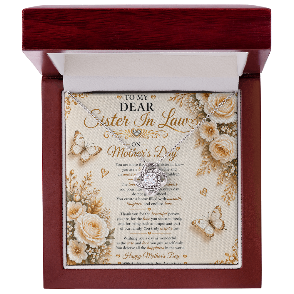 Elegant & Charming Mother's Day Wishes Card For My Sister-In-Law Gift Set