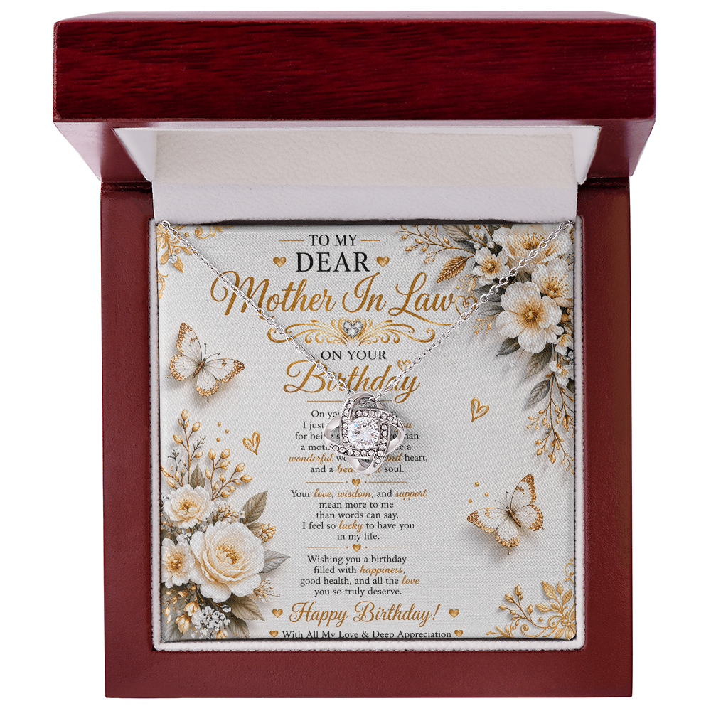 Beautiful & Splendid  Birthday Wishes Card For My Mother-In-Law Gift Set