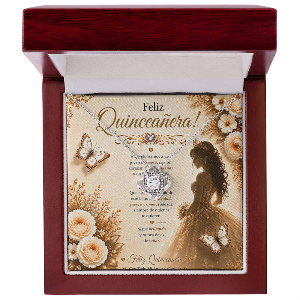 💖Feliz Quinceañera, -Mi Princesa — Verte Crecer Es Mi Mayor Orgullo. Nunca Olvides Lo Especial Y Amada Que Eres. Con amor, Mamá