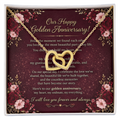 To Our Golden Anniversary – Necklace Gift Set