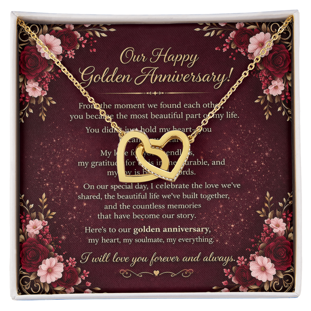 To Our Golden Anniversary – Necklace Gift Set
