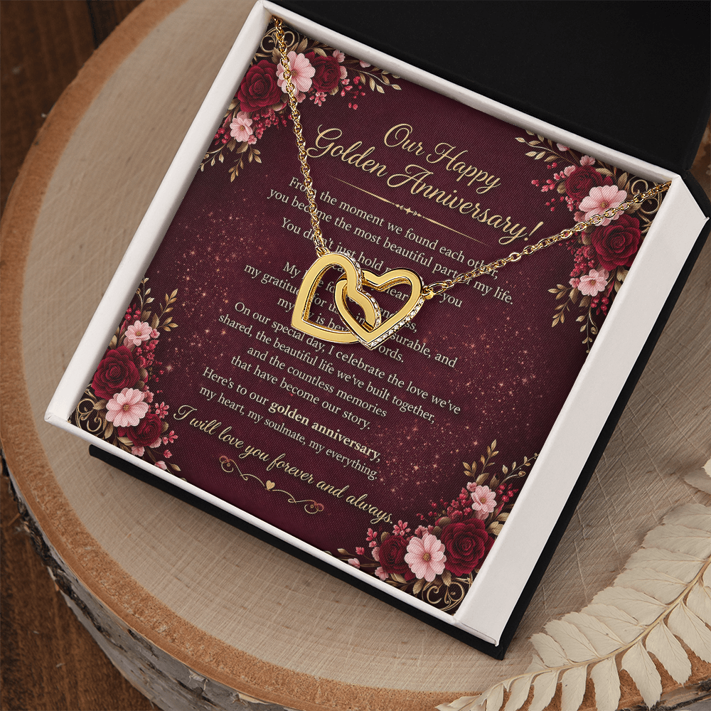To Our Golden Anniversary – Necklace Gift Set