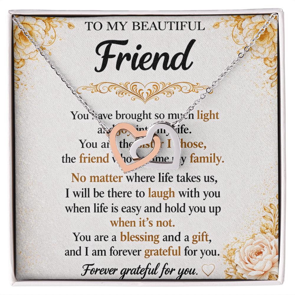To My Beautiful Friend – Necklace Gift Set