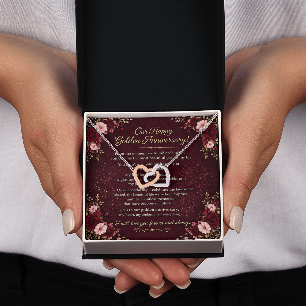 To Our Golden Anniversary – Necklace Gift Set