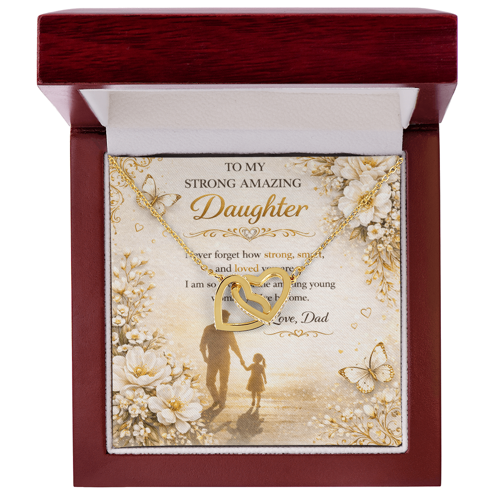 To My Strong & Amazing Daughter Necklace Gift Set