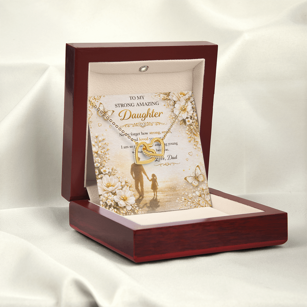 To My Strong & Amazing Daughter Necklace Gift Set