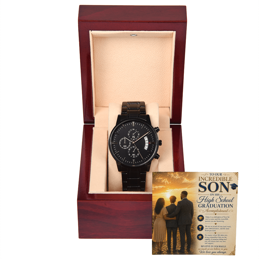 Celebrating Our Incredible Son's High School Grad Gift Set