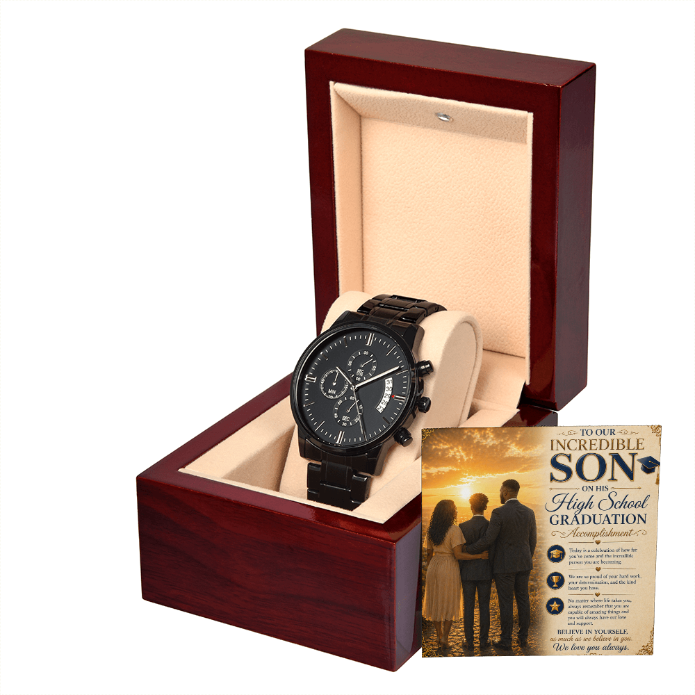 Celebrating Our Incredible Son's High School Grad Gift Set