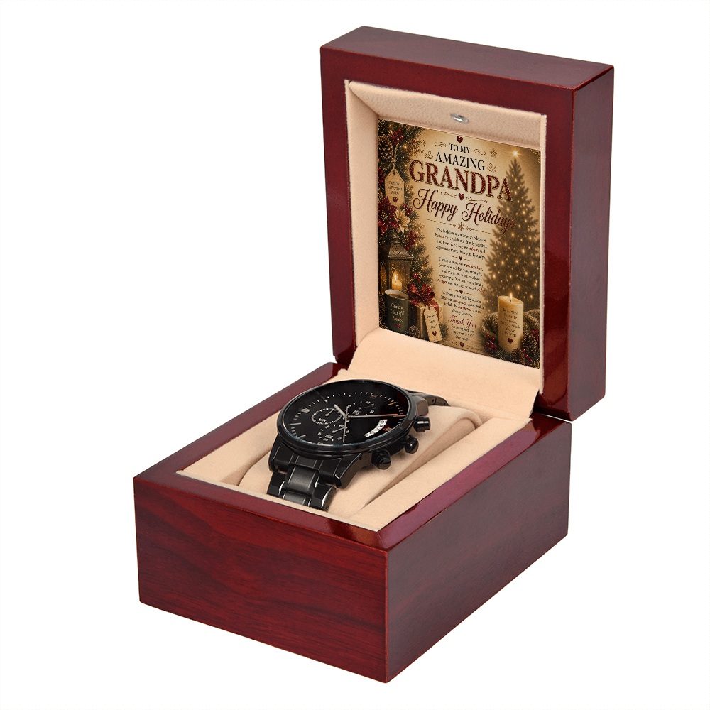 My Amazing & Magnificent Holidays Greeting For Grandpa Gift Set