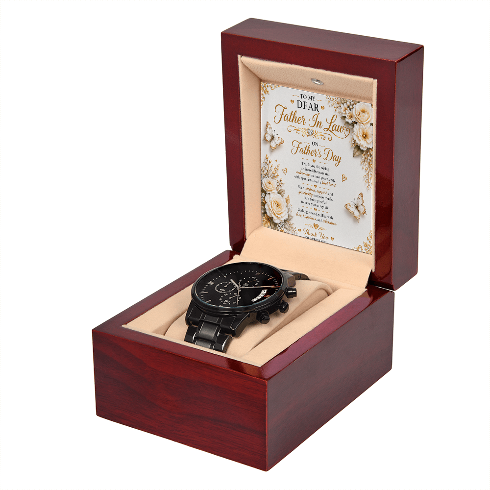 Perfect Father's Day Loving Card For My Father-In-Law Gift Set