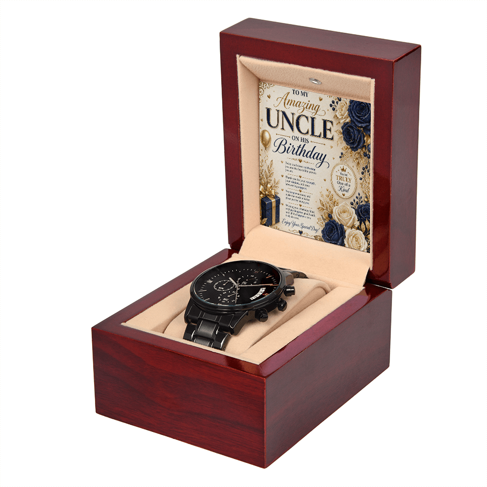 Elegant Birthday Card For Uncle