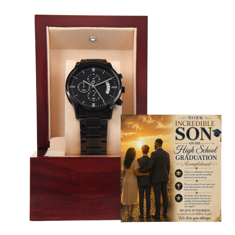 Celebrating Our Incredible Son's High School Grad Gift Set