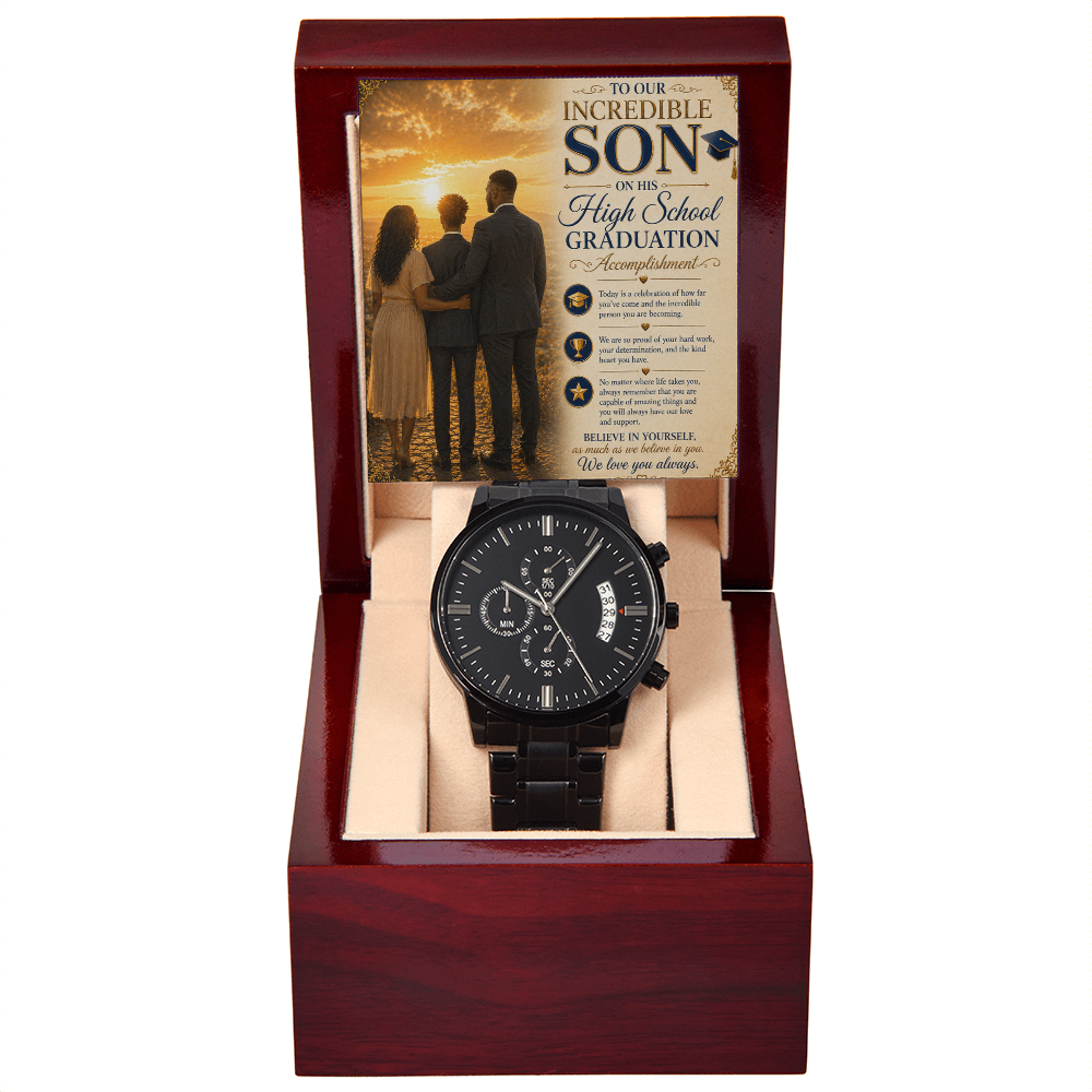 Celebrating Our Incredible Son's High School Grad Gift Set