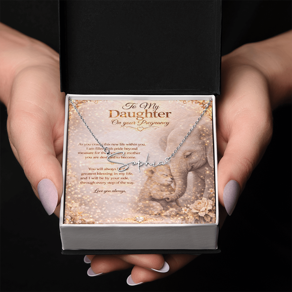 To My Awesome Daughter's Pregnancy Customized Gift Set