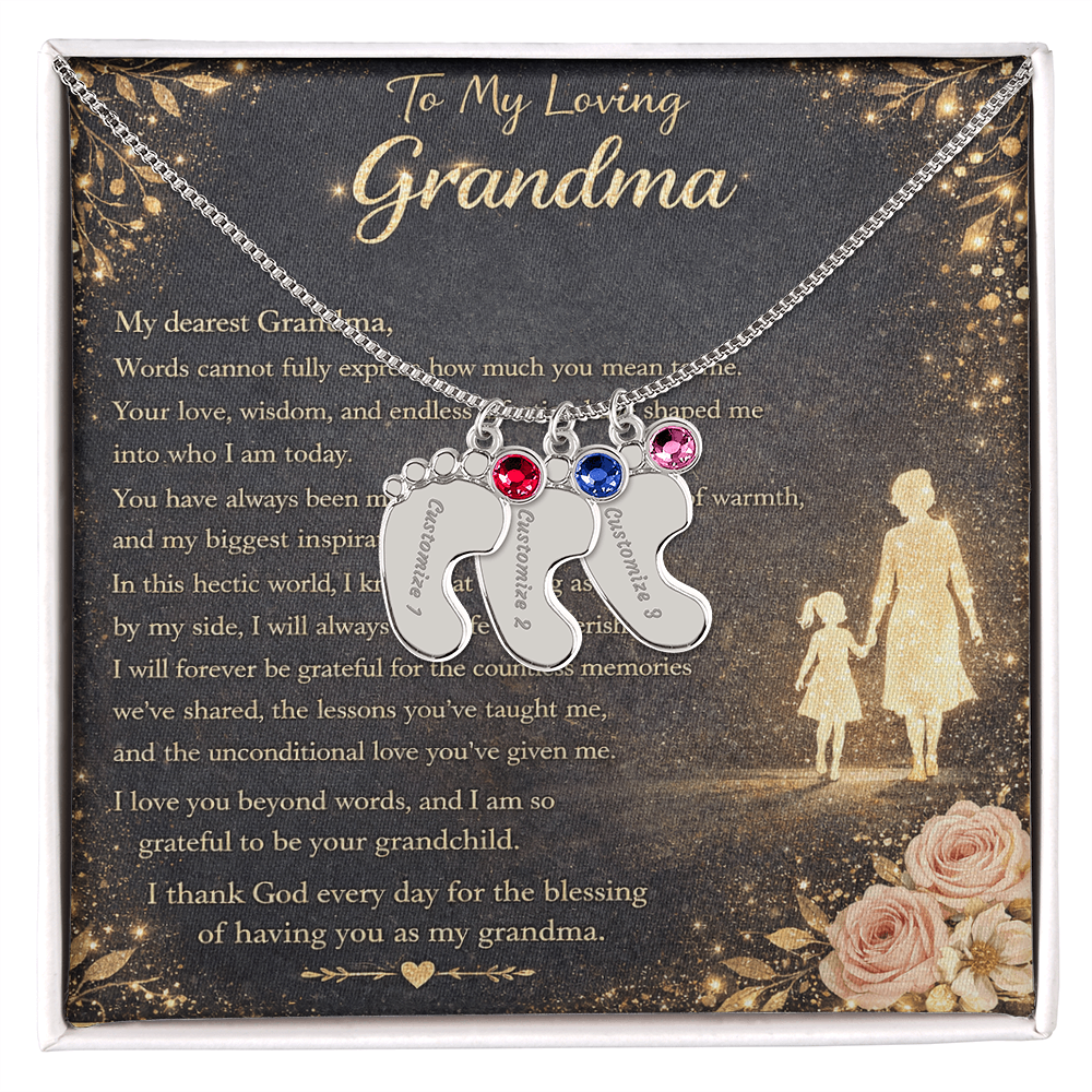To My Beloved Grandma – Necklace Gift Set