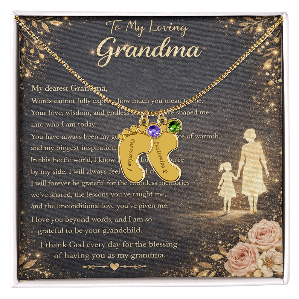 To My Beloved Grandma – Necklace Gift Set