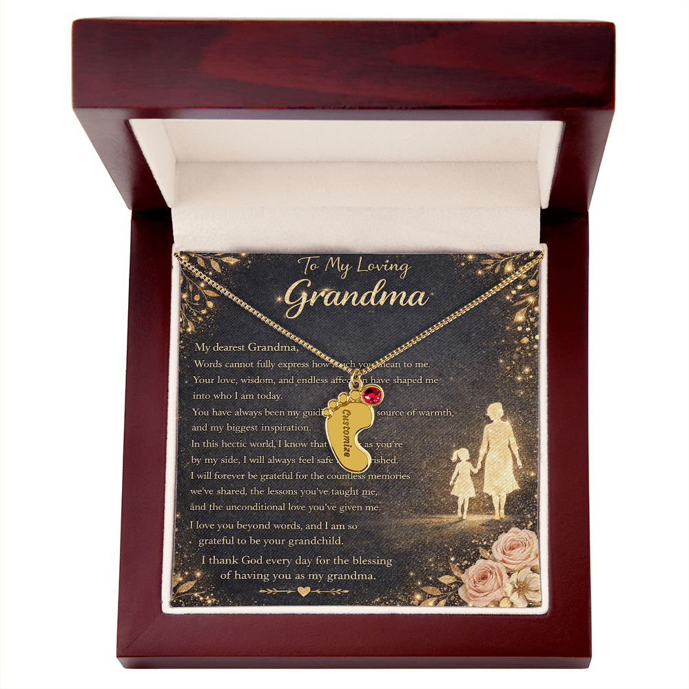 To My Beloved Grandma – Necklace Gift Set