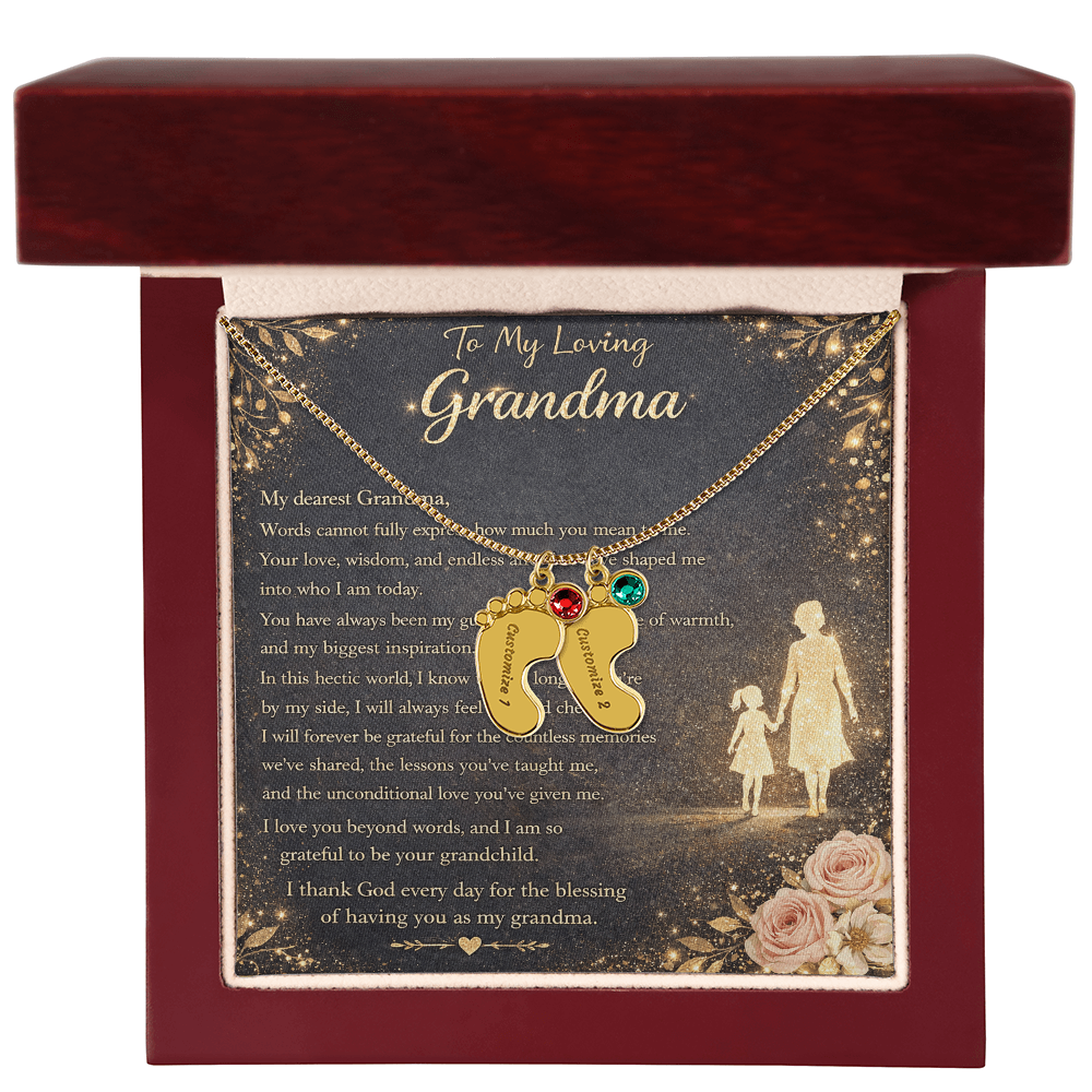 To My Beloved Grandma – Necklace Gift Set