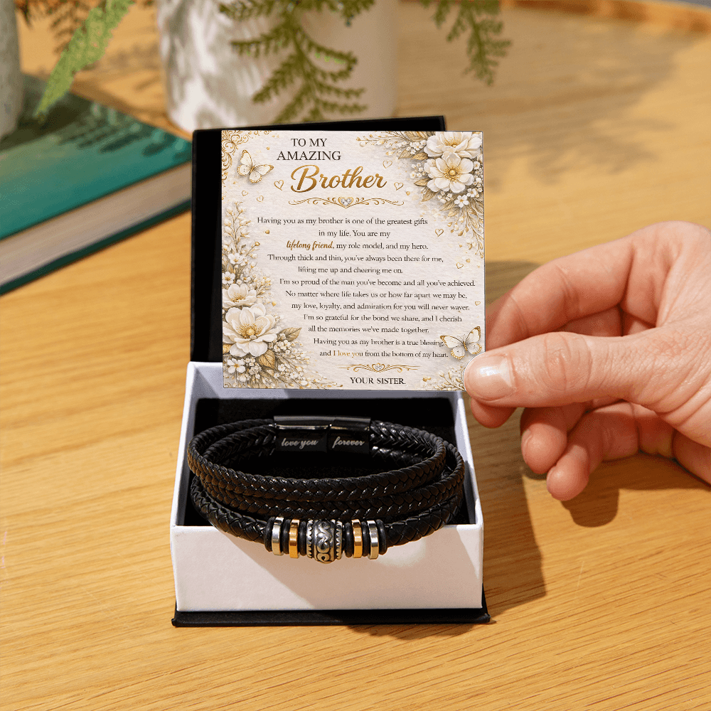 Forever Love Bracelet for My Amazing Brother