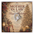 Elegant Holidays Card For a My Mother-In-Law Gift Set