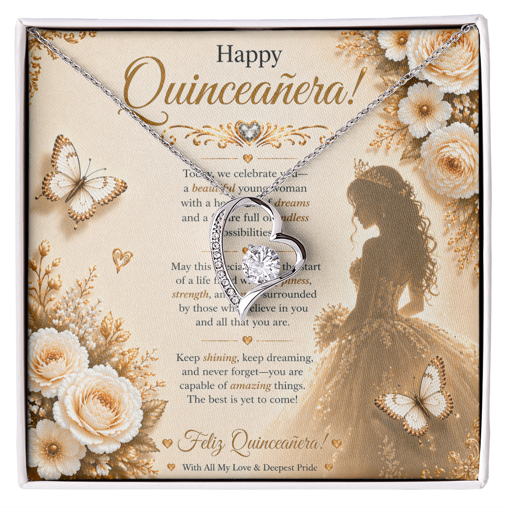 Feliz Quinceañera Sweet & Special Celebration Wishes Gift Card Set
