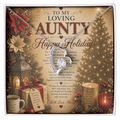 Warmth & Luxurious Holidays Wishes For Aunty Gift Set