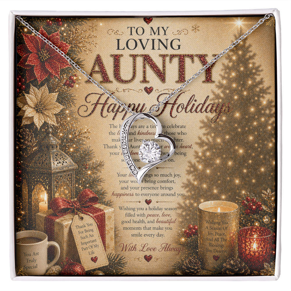 Warmth & Luxurious Holidays Wishes For Aunty Gift Set