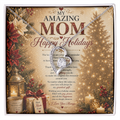 Warm Holiday Wishes Card For Mom Gift Set