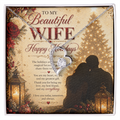 Romantic Holiday Greeting Card Scene For My Wife Set