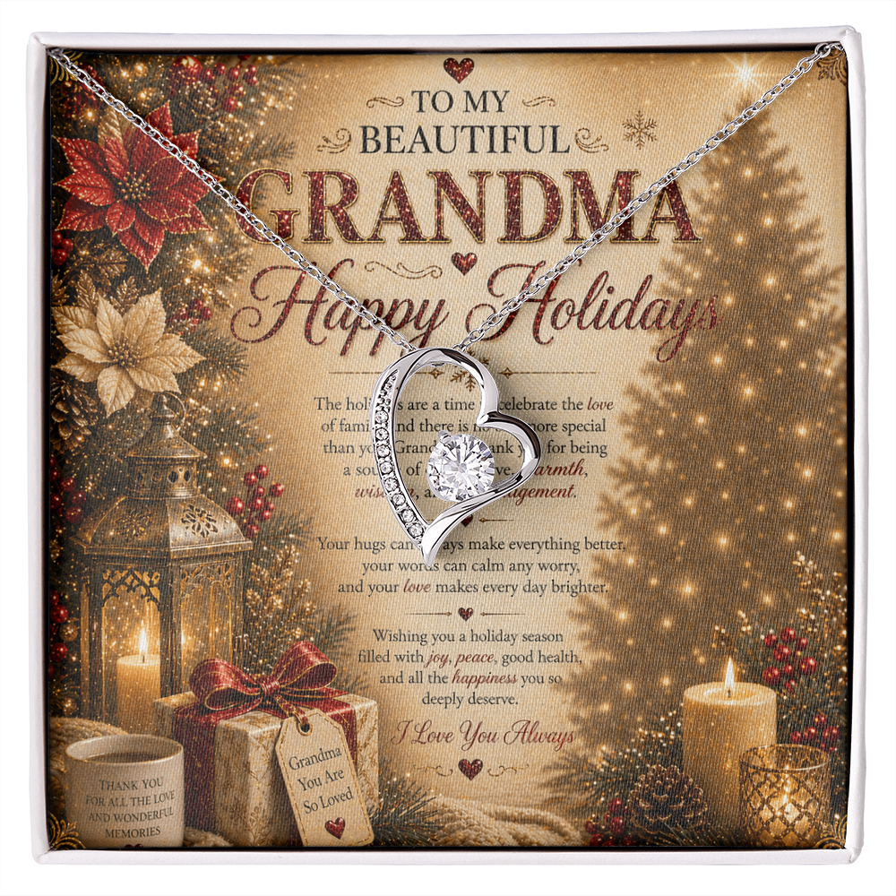 My Holidays Warmth & Splendor Card For Grandma's Heart Gift Set