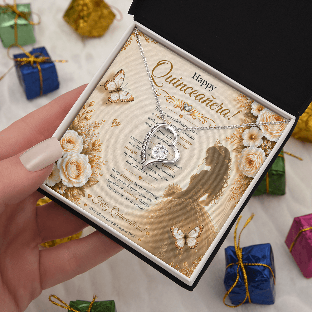 Feliz Quinceañera Sweet & Special Celebration Wishes Gift Card Set