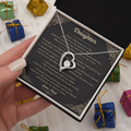 To My Precious Daughter – Heart Pendant Necklace Gift Set
