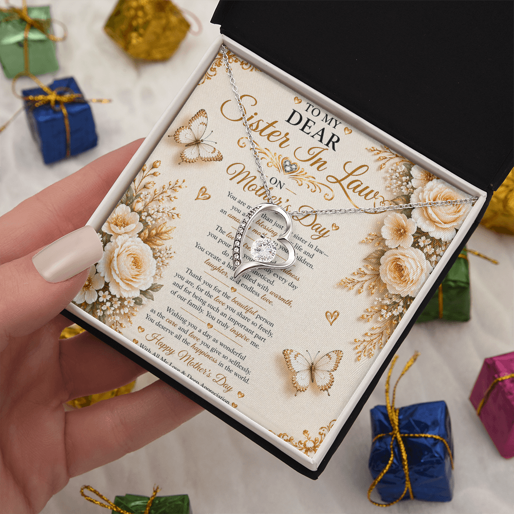 Elegant & Beauty Mother's Day Card For My Sister-In-Law Gift Set