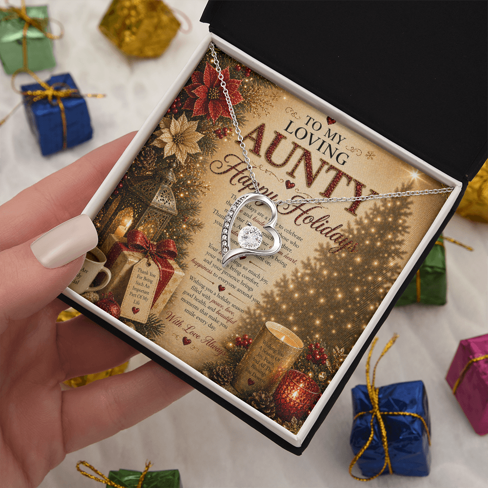Warmth & Luxurious Holidays Wishes For Aunty Gift Set