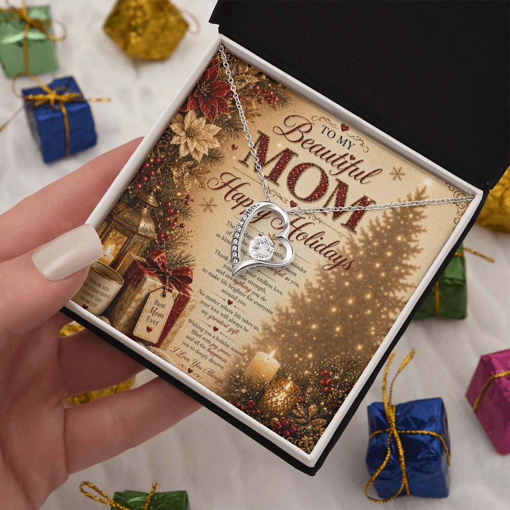 Luxurious Holiday Card For Mommy Gift Set